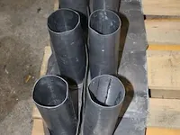 6x dakuitloop in lood/recht/dia100mm/33cm - afbeelding 1 van  3
