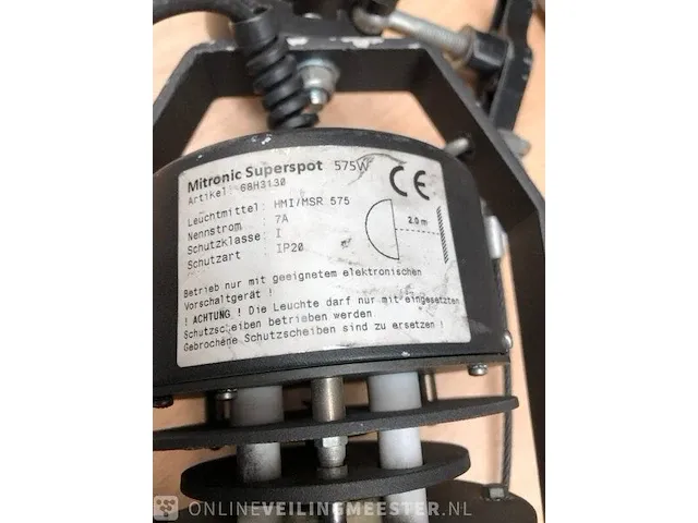 6x daylight spot mitronic, superspot hmi/msr 575w - afbeelding 5 van  7