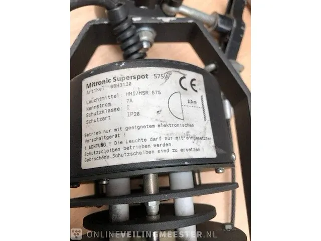 6x daylight spot mitronic, superspot hmi/msr 575w - afbeelding 5 van  7