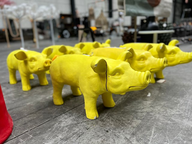 6x deco varken - afbeelding 1 van  5