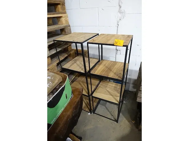 6x decoratie rek stapelbaar - afbeelding 2 van  2