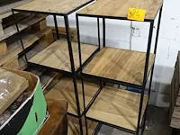 6x decoratie rek stapelbaar - afbeelding 2 van  2