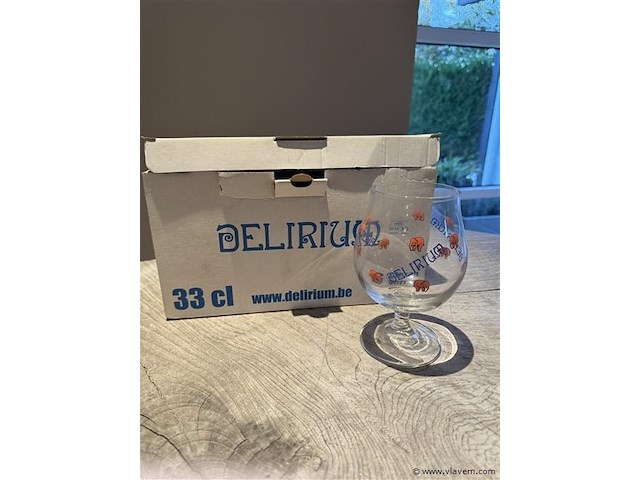 6x delirium glazen - afbeelding 1 van  1