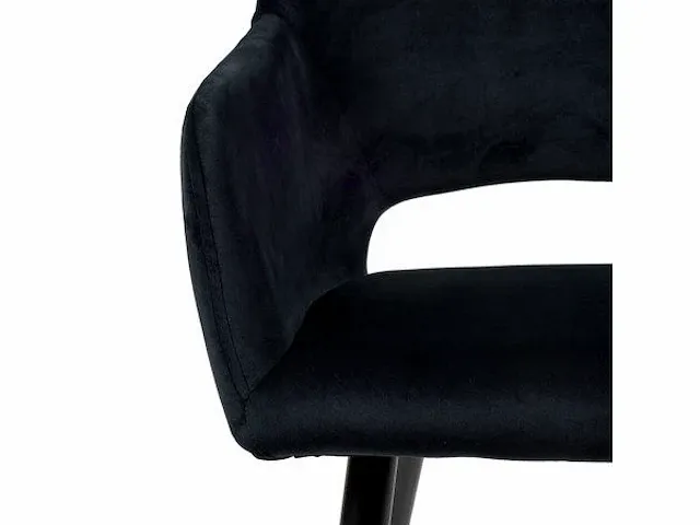 6x design eetkamerstoel 9057-77 zwart - afbeelding 3 van  3
