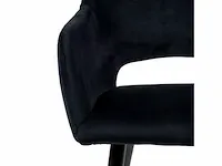 6x design eetkamerstoel 9057-77 zwart - afbeelding 3 van  3