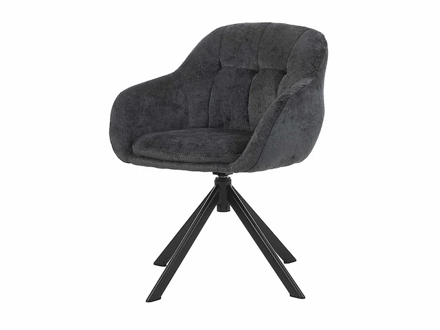 6x design eetkamerstoel antraciet - afbeelding 2 van  4