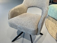 6x design eetkamerstoel beige brio - afbeelding 1 van  4
