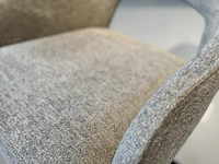 6x design eetkamerstoel beige brio - afbeelding 2 van  4