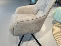 6x design eetkamerstoel beige brio - afbeelding 3 van  4