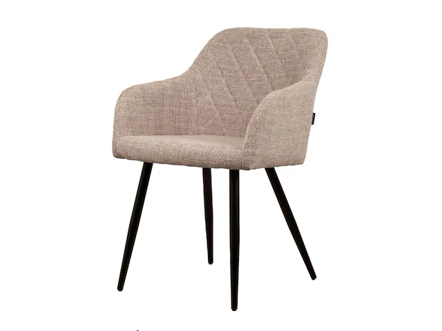 6x design eetkamerstoel beige weave - afbeelding 1 van  4