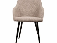 6x design eetkamerstoel beige weave - afbeelding 4 van  4