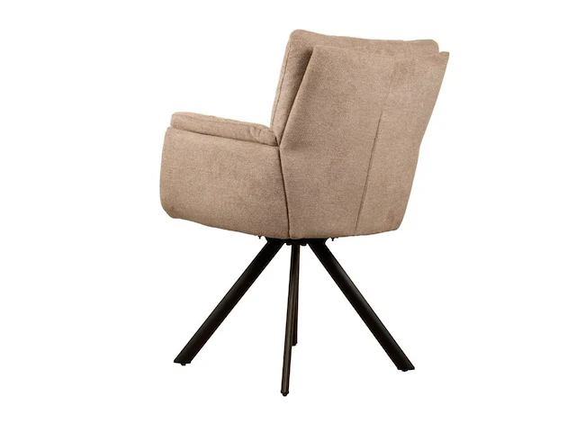 6x design eetkamerstoel beige weave - afbeelding 4 van  5