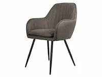 6x design eetkamerstoel bruin brn - afbeelding 1 van  4