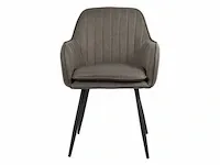 6x design eetkamerstoel bruin brn - afbeelding 2 van  4