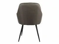 6x design eetkamerstoel bruin brn - afbeelding 4 van  4