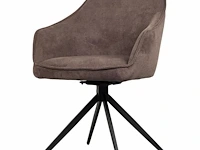 6x design eetkamerstoel bruin - afbeelding 1 van  4