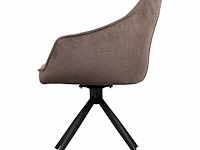 6x design eetkamerstoel bruin - afbeelding 3 van  4