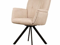 6x design eetkamerstoel creme weave - afbeelding 1 van  5