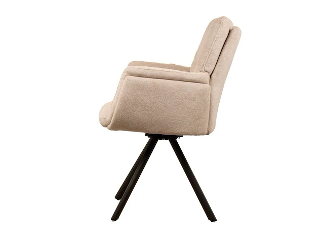 6x design eetkamerstoel creme weave - afbeelding 3 van  5