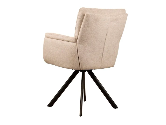 6x design eetkamerstoel creme weave - afbeelding 4 van  5