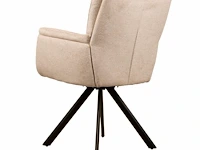 6x design eetkamerstoel creme weave - afbeelding 4 van  5