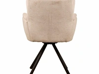 6x design eetkamerstoel creme weave - afbeelding 5 van  5
