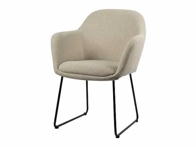 6x design eetkamerstoel ecru 22123-01 - afbeelding 1 van  4