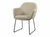 6x design eetkamerstoel ecru 22123-01 - afbeelding 1 van  4