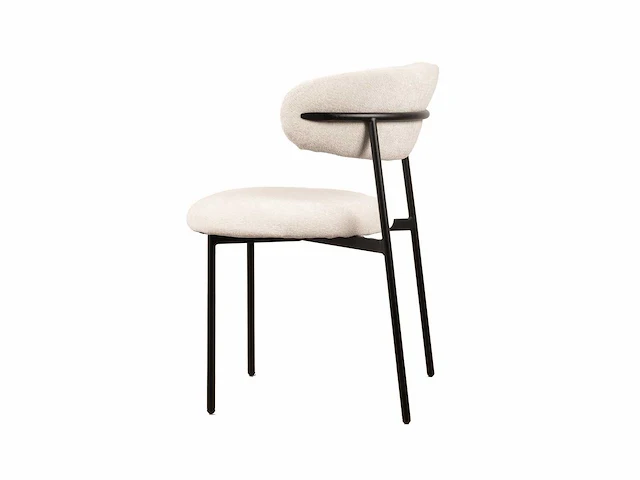 6x design eetkamerstoel ecru - afbeelding 2 van  3