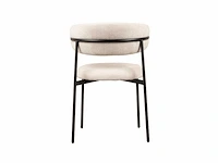 6x design eetkamerstoel ecru - afbeelding 3 van  3