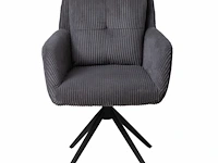 6x design eetkamerstoel grijs - afbeelding 2 van  4