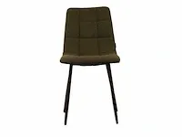6x design eetkamerstoel groen boucle 7094 - afbeelding 1 van  3
