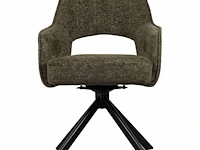 6x design eetkamerstoel groen brio - afbeelding 2 van  5