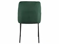 6x design eetkamerstoel groen velvet - afbeelding 5 van  5