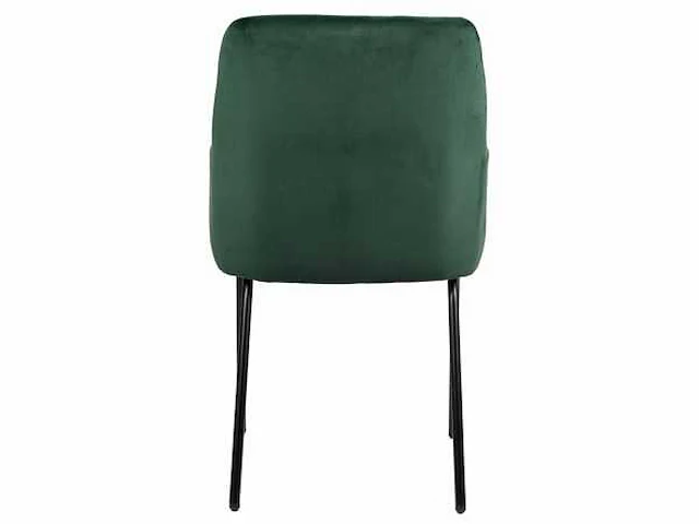 6x design eetkamerstoel groen velvet - afbeelding 5 van  5