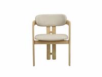 6x design eetkamerstoel japndi-naturel - afbeelding 3 van  5
