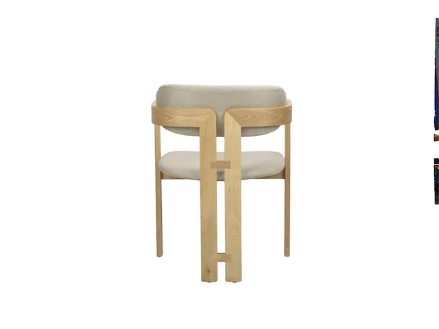6x design eetkamerstoel japndi-naturel - afbeelding 3 van  5