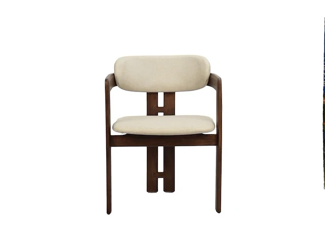 6x design eetkamerstoel japndi-walnut - afbeelding 1 van  5