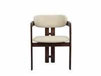 6x design eetkamerstoel japndi-walnut - afbeelding 1 van  5