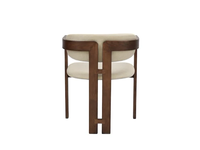 6x design eetkamerstoel japndi-walnut - afbeelding 3 van  5