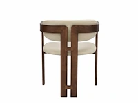 6x design eetkamerstoel japndi-walnut - afbeelding 3 van  5