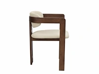 6x design eetkamerstoel japndi-walnut - afbeelding 4 van  5