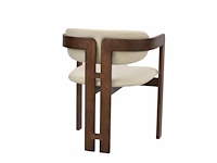 6x design eetkamerstoel japndi-walnut - afbeelding 5 van  5