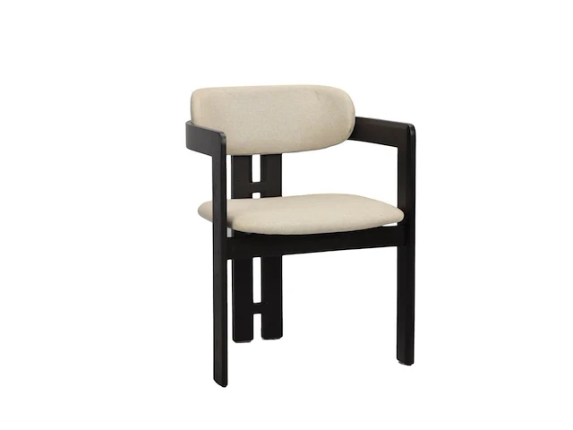 6x design eetkamerstoel japndi-zwart - afbeelding 3 van  5