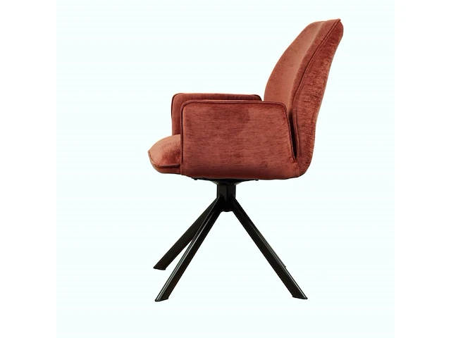 6x design eetkamerstoel red velvet - afbeelding 2 van  4