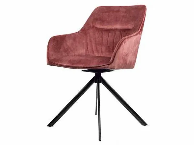 6x design eetkamerstoel roos velvet 9152 - afbeelding 1 van  4