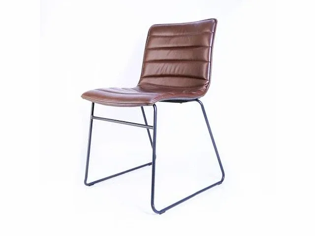 6x design eetkamerstoel sm bruin - afbeelding 1 van  4