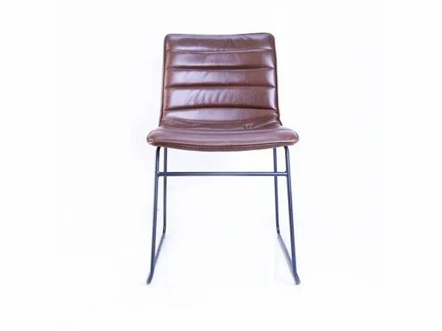 6x design eetkamerstoel sm bruin - afbeelding 2 van  4