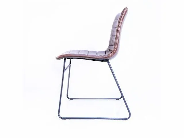 6x design eetkamerstoel sm bruin - afbeelding 3 van  4