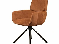 6x design eetkamerstoel tan - afbeelding 1 van  4